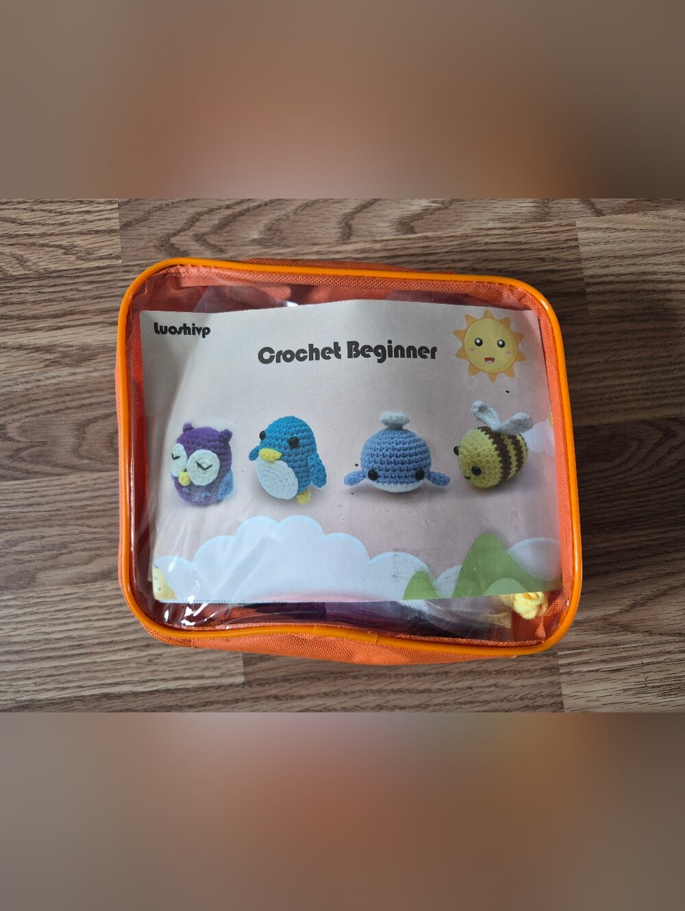 Luoshivp Crochet Beginner Craft Kit - Owl, Penguin, Whale, Bee Brand new